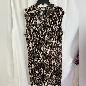 Enfocus Studio Animal Print Dress